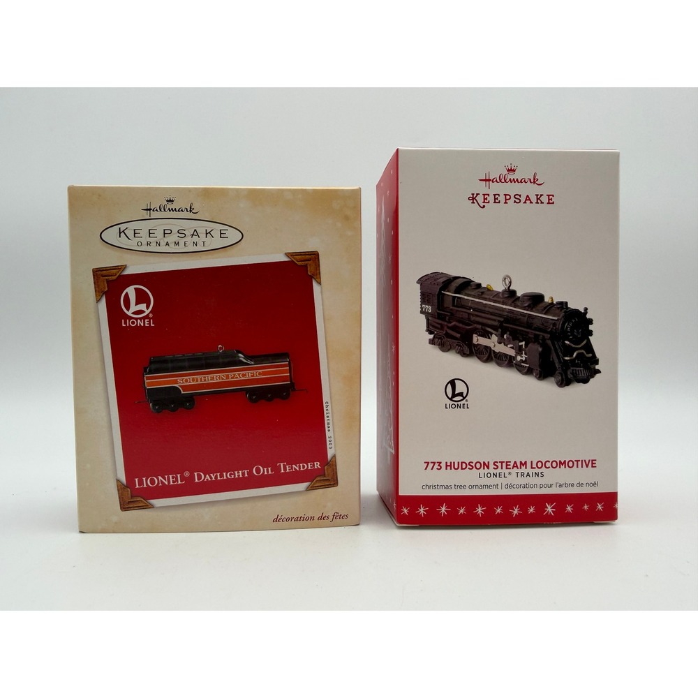Hallmark Keepsake Lionel Trains 773 Hudson Steam Locomotive & Daylight Tender